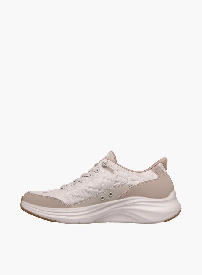 SKECHERS CREAM Women Contour Foam Slip-On Ankle Sneakers for Women | Best Price UAE